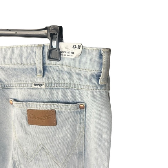 Free People Wrangler Westward 626 High-Rise Bootcut Jeans. NWT 33 x 30 - Picture 7 of 13